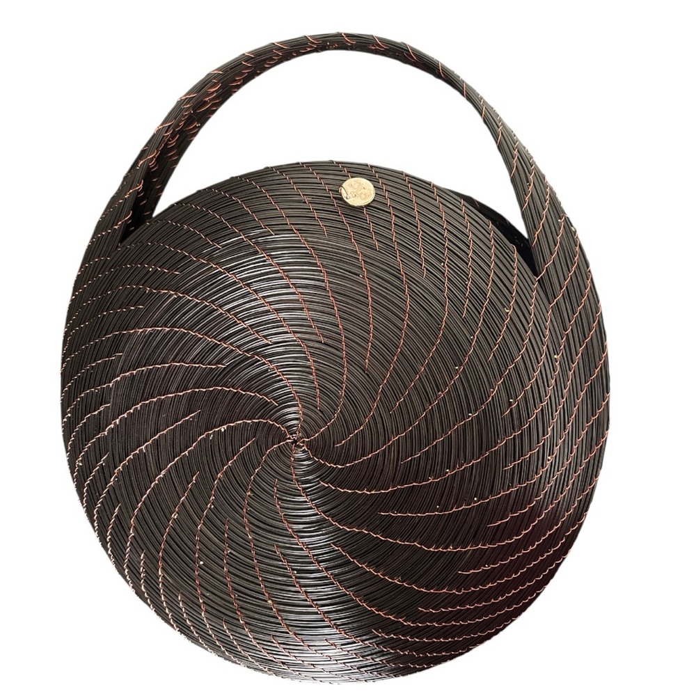 Palma Canária Valam Bag – Sculptural Tote in Black & Copper | Retails $618